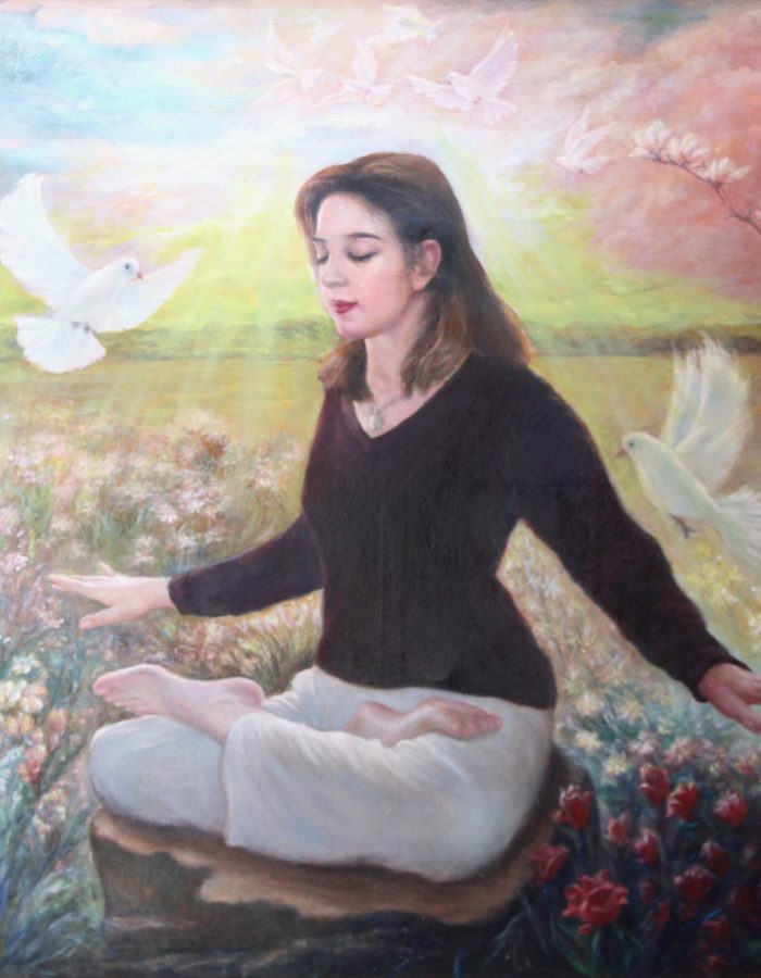 Jinyu Li artwok Meditation of Falun DaFa Exercise (1)